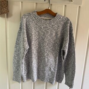 L.L. Bean Black and White Knit Sweater